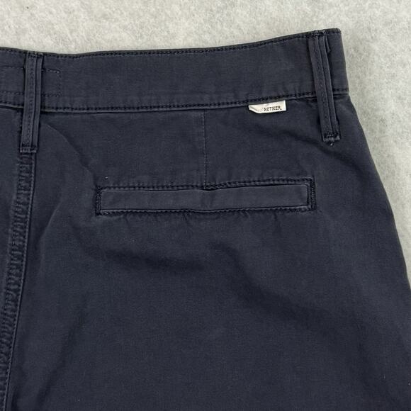 Mother The Pleated Greaser Prep Pants Womens Size 29 Blue On The Island Preppy - Picture 11 of 13